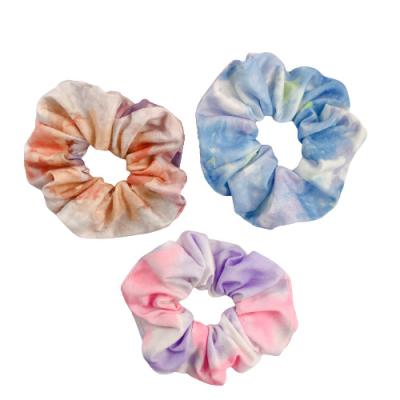 China 2021 Spring Colorful Elastic Hair Accessiores C93820 Beautiful Three Fashion Scrunchies Girls for sale