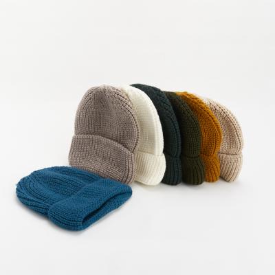 China High Quality Embroidery COMMON Logo Knitted Beanies Hat Winter Cap for sale