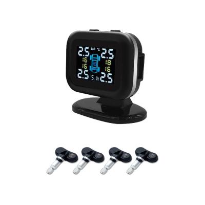 China Mini Small Test Car Tire Pressure Monitoring System TPMS Tire Wireless Digital Monitoring System With 4 Built-in Sensors for sale