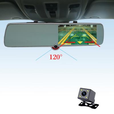 China Best Selling Waterproof Touch Screen Dash Cam Rear View Mirror Car DVR Cam 3 Lens Night Vision Car Video Recorder for sale