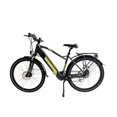 China Cheap hot sale 28inch aluminum alloy rear electric bicycle 250w drive 250w city e bike hidden battery city e bike for sale