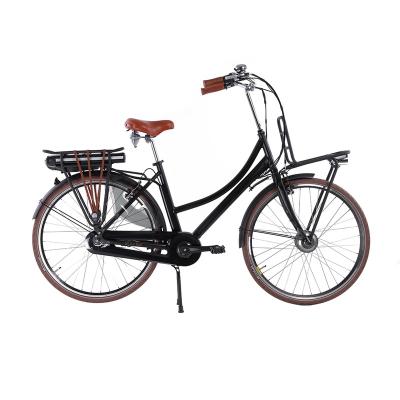 China China Factory Retro City Aluminum Alloy Retro Bike Lithium Battery Electric Lightweight Women's City Ebike for sale