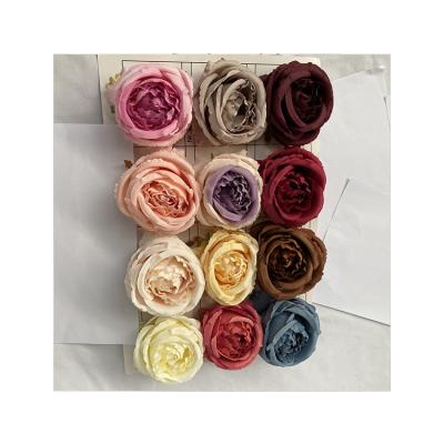 China Flower Rose Head Cadburys Roses Lily-Round Artificial Quality Ground Cloth Wedding Decoration Centerpiece for sale