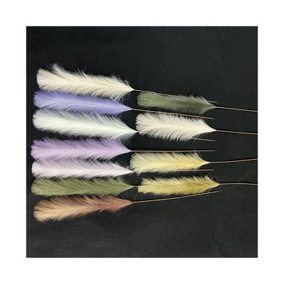 China Cheap and high quality yarn fabric simple pheasant flower the new thatch the yarn fabric decoration artificial feathers for sale