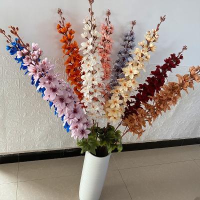 China With wedding direct cheap price delphinidin flowers 68 cm 48 flowers 68 flowers artificial flower for sale