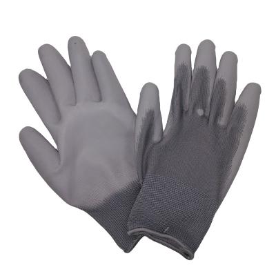 China Cheap Safety Work PU Coated Nylon Gloves Garden Gloves for sale