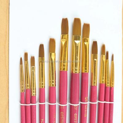 China Wholesale Cheap Drawing Nylon Art Paint Brushes for sale