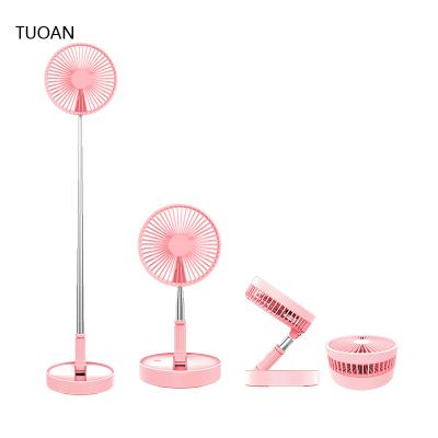 China Hotel China Factory Wholesale Mini Fan 3600mAh/7200mAh Foldable Mini Fan Extendable Home Outside Mini Fan for sale