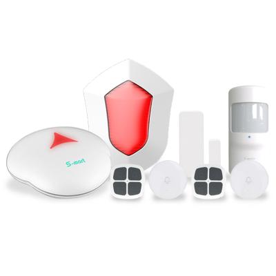 China Smart Home WIFI GSM Intruder Alarm System Work With IP Camera Switch Control Wireless Smart Home Light GS-S6 for sale