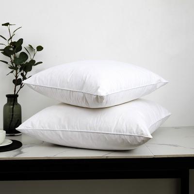 China 2021wholesale home bedroom hotel textile low MOQ hot selling portable white pillow soft flexible polyester fabric for sale