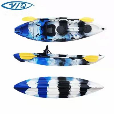 China Polyethylene---LLDPE Single Boat Cheap Plastic Canoe Kayak With Price ek Kayak Brands for sale