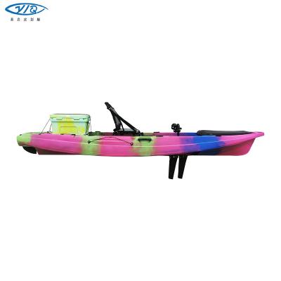 China Polyethylene---LLDPE Factory Supply Fishing Canoe Kayak Single With Foot Peddle for sale