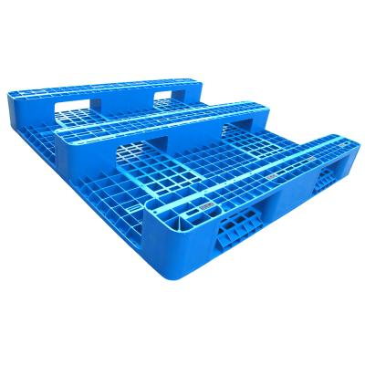 China Low Weight Four Way Stackable Anti-Slip Rack Rackable Entrance Plastic Pallet Printing Your Logo for sale