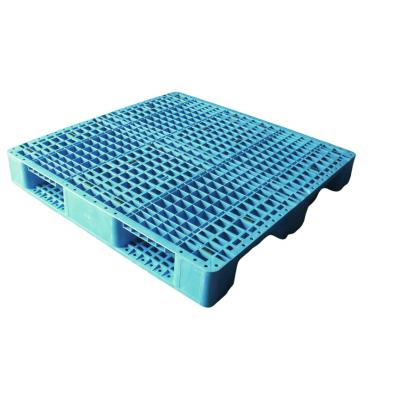 China Four Way Entry Rackable Moisture Proof Stackable Single Faced Plastic Pallets for sale