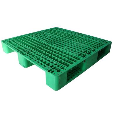 China Rackable Use 3 Runners Stackable Ground HDPE Plastic Entry Pallet For Sale for sale