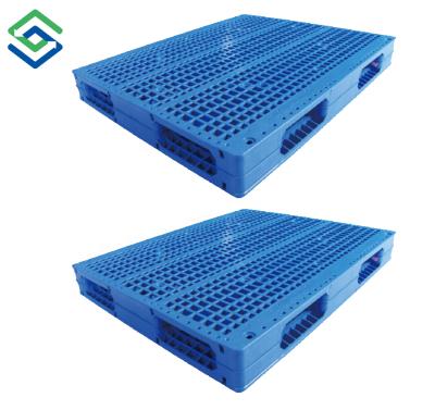 China Four way entry Rackable heavy duty epal pallet cheap price recycled HDPE plastic pallet for sale for sale