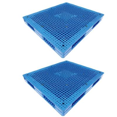 China Four Way Entry Durable Rackable Packing Double Faced Plastic Pallet For Racking for sale