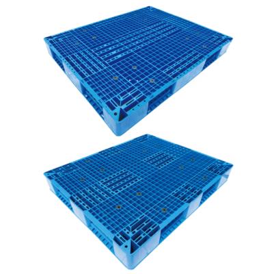 China Recyclable Cheap Factory Price Customized 1200x1000mm Double Sided Non-Slip Euro Standard Plastic Pallet For 100% Safety for sale