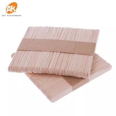 China Viable AK Popsicle Sticks Color Ice Cream Sticks Kindergarten DIY Natural Wooden Manual Development Sticks Intellectual Spelling Toy for sale