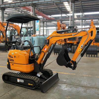 China Building Material Shops New Cheap Small Digger Mini Micro Crawler Excavator 1.8 Ton Mini Excavator 2021 for sale