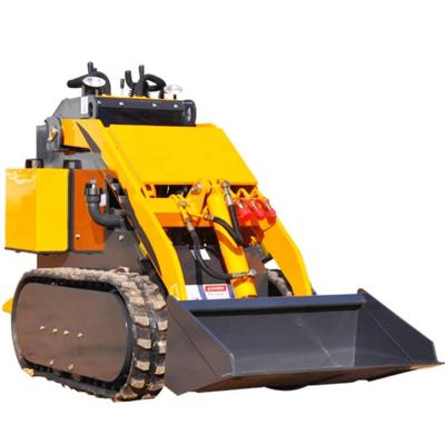 China Building Material Shops 23HP Mini Skid Loaders EPA Mini Skid Steer Mini Digger Loader With 4 In 1 Bucket for sale