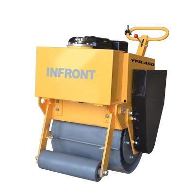 China Factory In Front Good Quality Single Drum 200kg YFR-450 Road Roller for sale