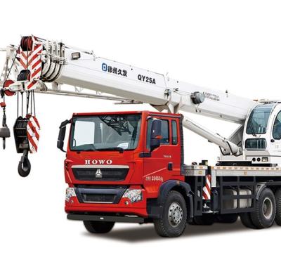 China TRUCK CRANE HOWO 25tons Mobile Crane Truck Hydraulic Mobile Crane Truck Crane In Good Sale for sale