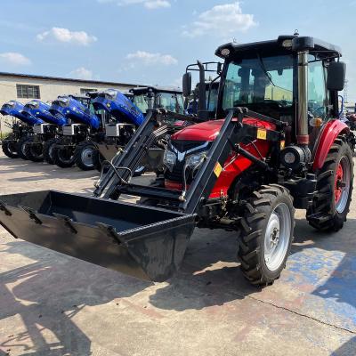 China Farms China Famous Brand Tractor 60hp 4WD Farm Tractor YFT604 With Attachments for sale