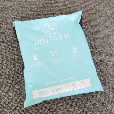 China Newest Recyclable Customized Light Yellow Poly Plastic Mailing Bag Mailer Bag for sale