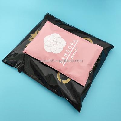 China Tearproof Mailing Bag Recyclable Waterproof Black Cargo Packet Poly Mailing Bag for sale