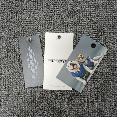 China Wholesale hot sale high quality washable dinner tags custom fabric printed tag paper gold stamping from special tag paper maker for sale