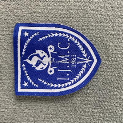 China Wholesale Custom Washable Factory Badges Embroidered Iron On Jean Jacket Patches for sale