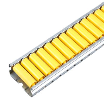 China factory aluminum alloy roller track for sliding shelf system connection with anti-static conveyor roller track for sale