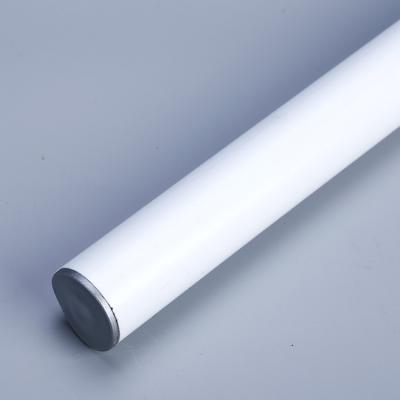 China Corrosion Protection Polishing Stainless Steel Lean Pipe Tube Plastic Coated Steel Shelf Lean Pipe For Workshop Anti-Static for sale