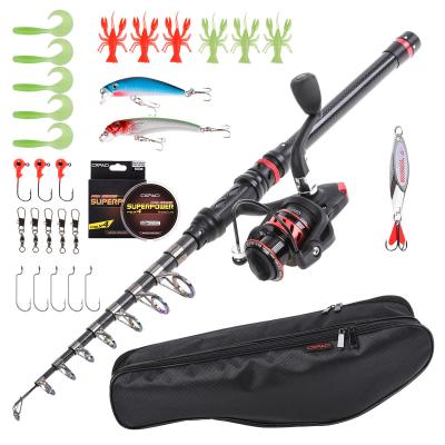 China 3.0M Fishing Tackle Set Fishing Rod Reel Fishing Tackle Line Bag Whole Set for sale