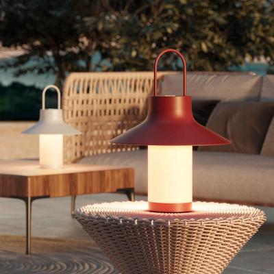 China shine & New TDC 2022 memory function lamp wireless indoor outdoor portable restaurant touch rechargeable table lamp for sale