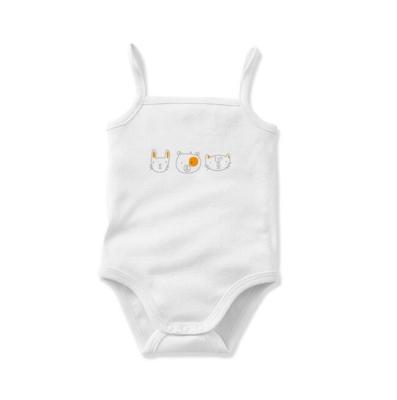 China Short Sleeve Infant Babies Onesie Sleeveless Tank Top for sale