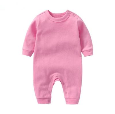 China 100% Cotton Baby Boy Girl Button On Shoulder Sleep Without Long Footed Sleeper Sleeve for sale