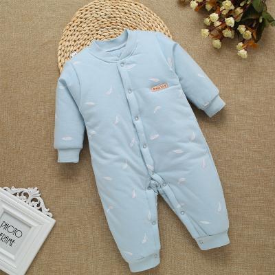 China Lovely Cotton Baby Clothes Sleepsuit Organic Cotton Baby Winter Rompers for sale