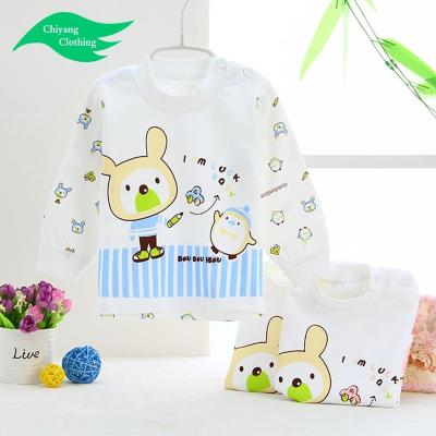 China Anti-pilling baby clothes wholesale price cartoon 100% cotton baby blouse made by CHIYANG factory for sale