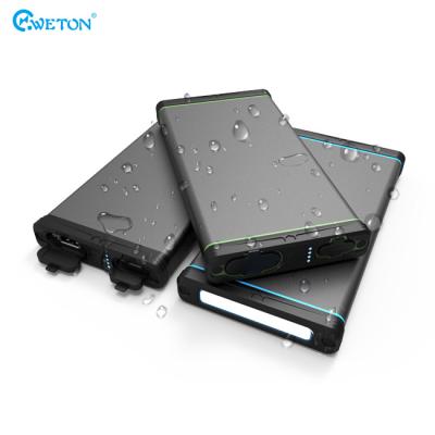 China High Capacity Dual Output IP67 10000mah Power Bank For Samsung for sale