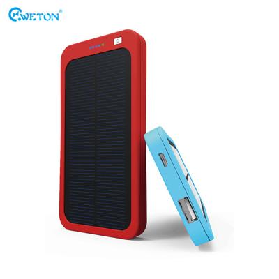 China 4000mAh Portable Portable Solar Power Bank for sale