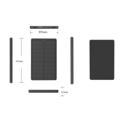 China Solar Panel Charging High Efficiency Solar Power Bank With PD15W for sale