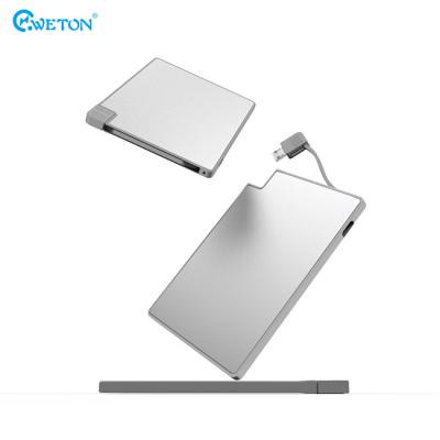 China Easy Carry Only 4mm Thinnest Power Bank Pocket Power Bank 2600mah for sale