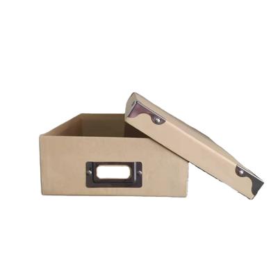 China Chinese Manufacturer Cheap Price Reasonable Price Handmade Kraft Paper Cardboard Box Packaging Paper Box With Lid for sale