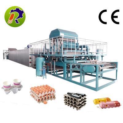 China Automatic Paper Cup Tray Molding Egg Tray Machine Small Egg Carton Paper Plate Making Machine for sale