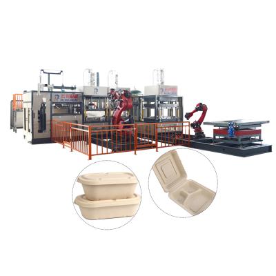 China food & Reliable Beverage Plant Making Bagasse Pulp Molding Machine For Food Packaging Suppliers for sale