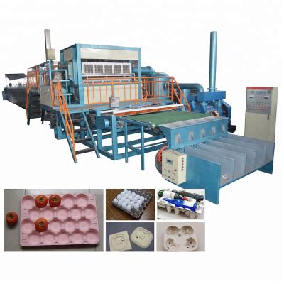 China 4000pcs/h Fully Automatic Fully Automatic Paper Pulp Apple Tray Making Machine with Six Layers Metal Sprinkler Piping for sale