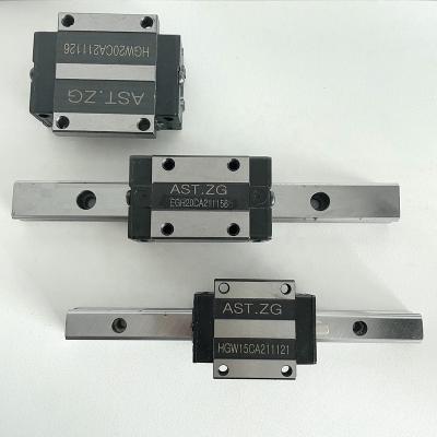 China CNC Machining Parts CNC Kit Machine Parts HGR15/20/25 Linear Guide Slide Rail With HGH25CA HGW25CA Clamp Bearing Block Linear Motion Guideway for sale