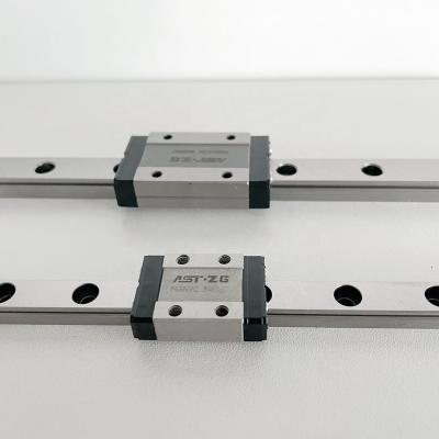 China Long Running Life 3D Printing CNC Machine MGN 7C/9C/12C/15C Miniature Linear Rail Slide With Supporting Carriage Blocks Mini Linear Guide Rail Way for sale